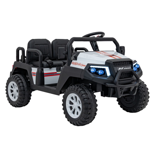 Autko dla dzieci Buggy 4-osobowy Champion Biały XMX-650C.BIA